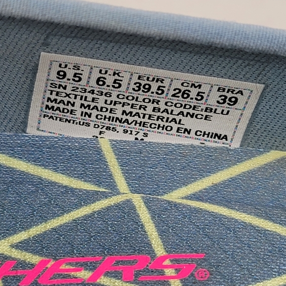 Skechers Woman's Slip On Sz 9.5 blue Squishy insole - Picture 8 of 8